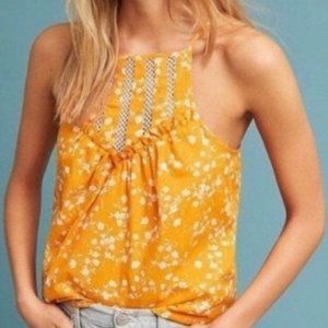 Maeve Martell Marigold Floral Print Tank size XS